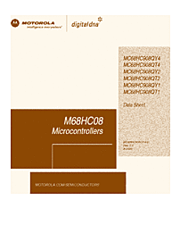 DataSheet M68HC08 pdf